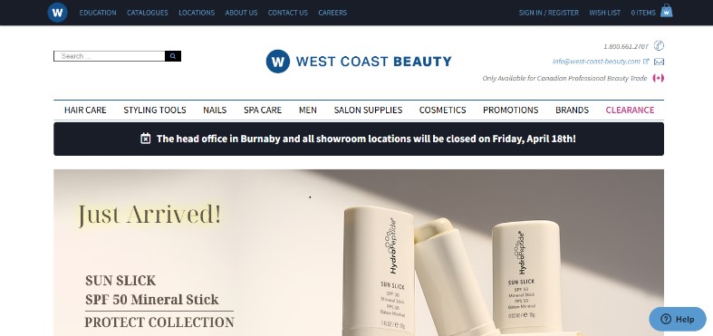 West Coast Beauty one of the best professional nail supplies store in Canada