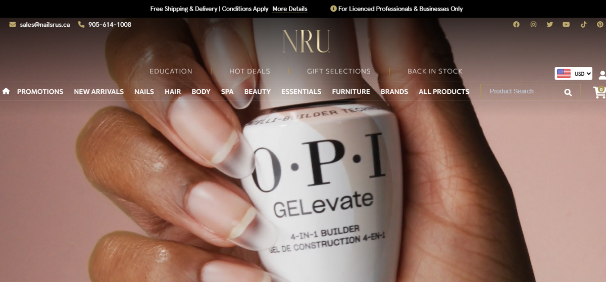 Nails R Us. 